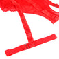 SUBBLIME - TEDDY CON LIGUERO DETALLE TIRAS PECHO ROJO S/M