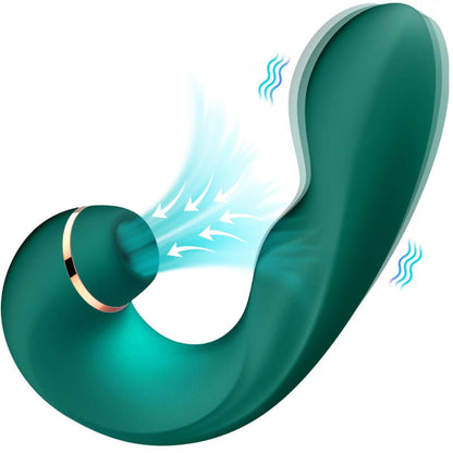 ARMONY - FLEXIBLE GREEN VIBRATOR &amp; SUCTION CUP