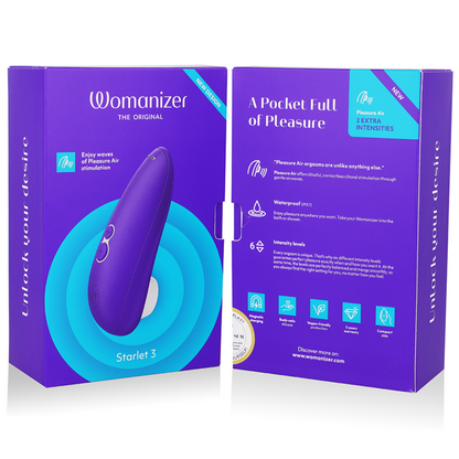 WOMANIZER - STARLET 3 INDIGO CLITORIS STIMULATOR
