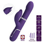 PRETTY LOVE - ZALIN 4-IN-1 PURPLE RABBIT PEARL VIBRATOR