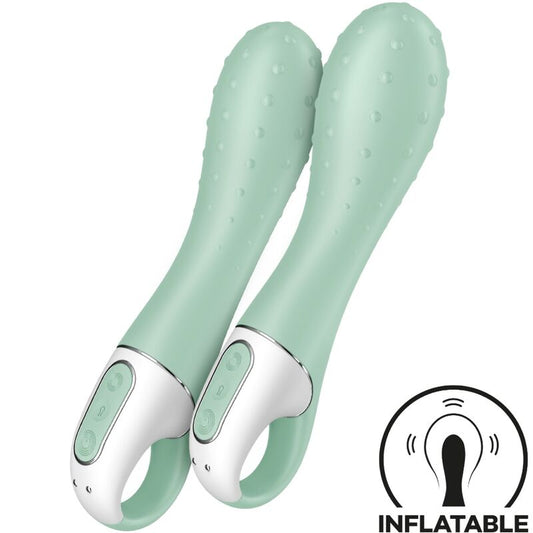 SATISFYER - AIR PUMP VIBRATOR 3 INFLABLE G-SPOT MINT