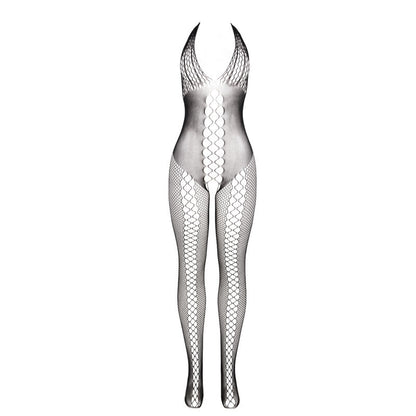 SUBBLIME - 951832 BODYSTOCKING OPEN BACK AND CRISS-CROSS DETAILS BLACK ONE SIZE