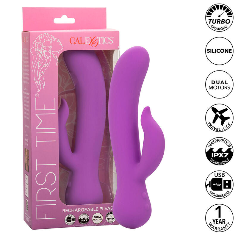 CALEXOTICS - FIRST TIME RECHARGEABLE PLEASING VIBRATOR PURPLE