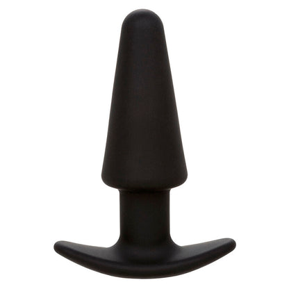CALEXOTICS - ROCK BOTTOM CONICAL ANAL PLUG 10 VIBRATIONS BLACK SILICONE