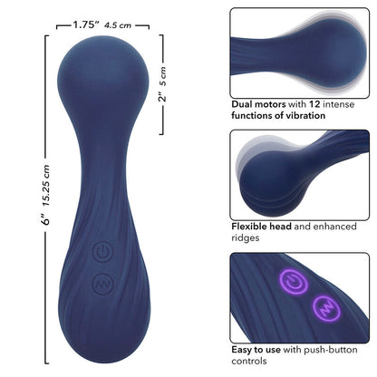 CALEXOTICS - CHARISMA TEMPTATION 12-FUNCTION MASSAGER PURPLE