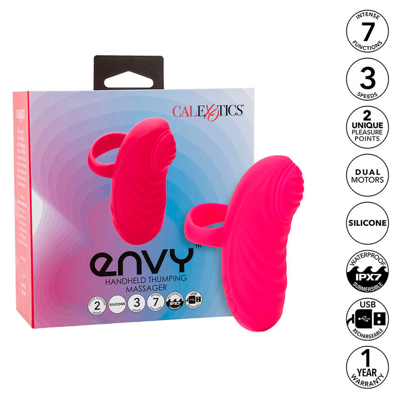 CALEXOTICS - ENVY ROLLING BALL MASSAGER 7 VIBRATIONS PINK