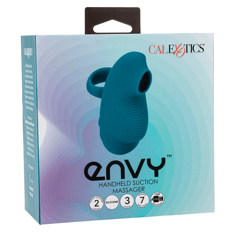 CALEXOTICS - ENVY ROLLING BALL MASSAGER 7 VIBRATIONS BLUE