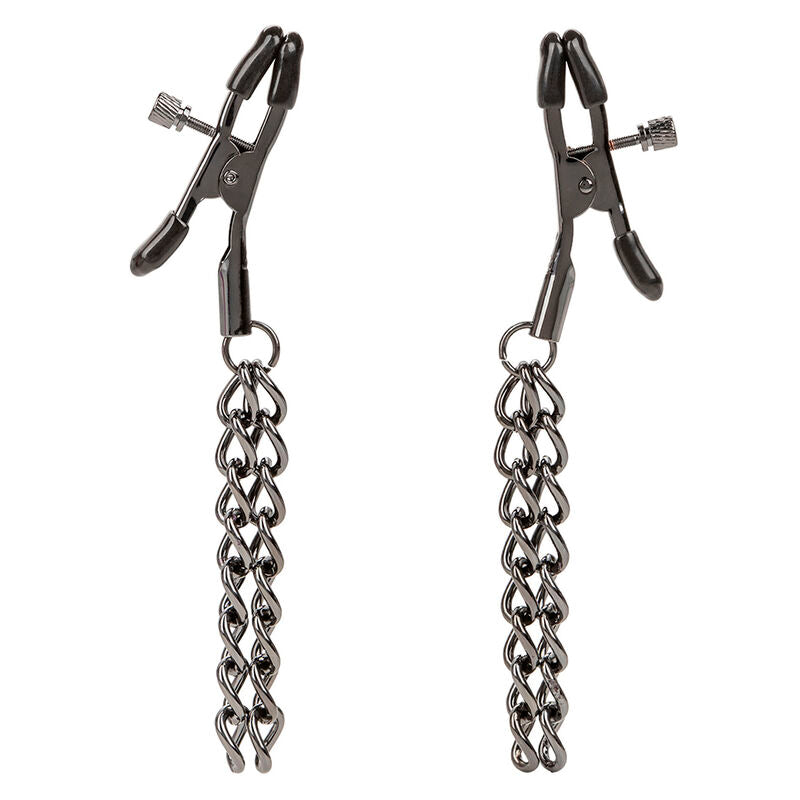 CALEXOTICS - EUPHORIA NIPPLE CLAMPS WITH CHAIN ​​14.5 CM
