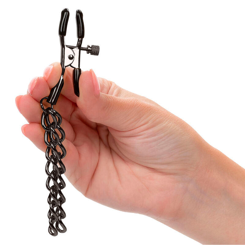 CALEXOTICS - EUPHORIA NIPPLE CLAMPS WITH CHAIN ​​14.5 CM