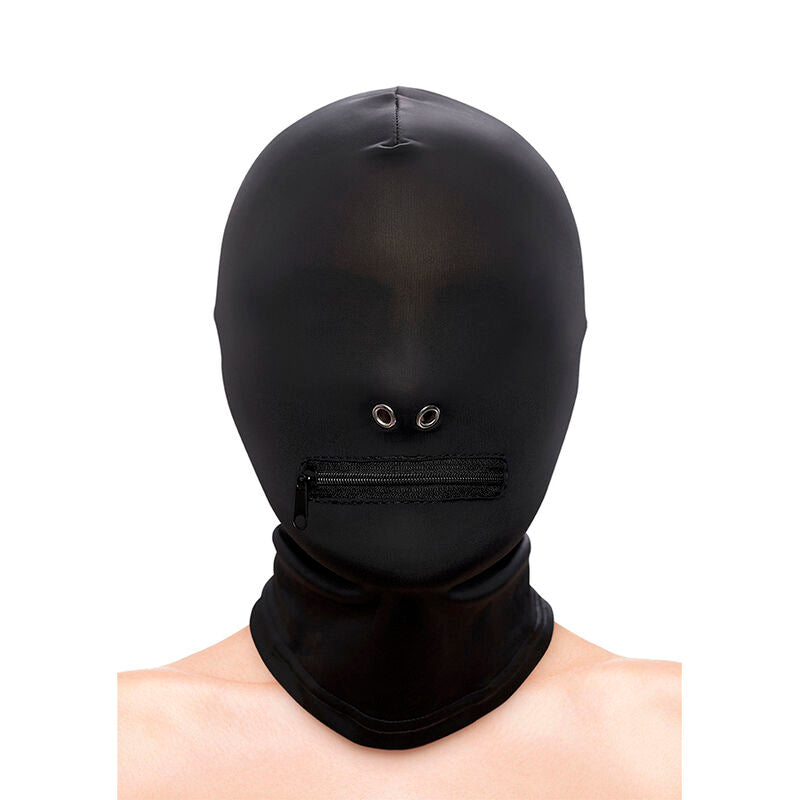 NS NOVELTIES - FETISH &amp; FASHION FULL BALACLAVA WITH BLACK NYLON ZIPPER