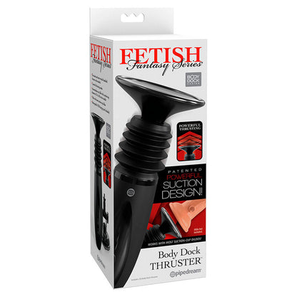 FETISH FANTASY SERIES - BODY DOCK THRUSTER SUJETA DILDOS CON 7 MODOS DE EMPUJE NEGRO