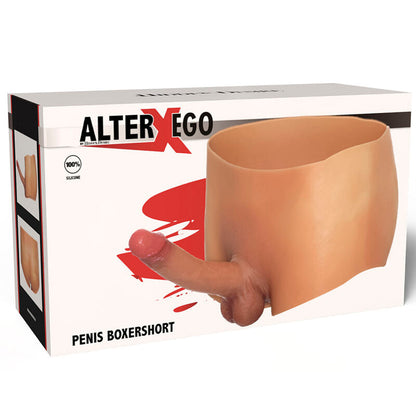 HIDDEN DESIRE - ALTER EGO BOXER WITH 18 CM NATURAL PENIS SIZE S/M