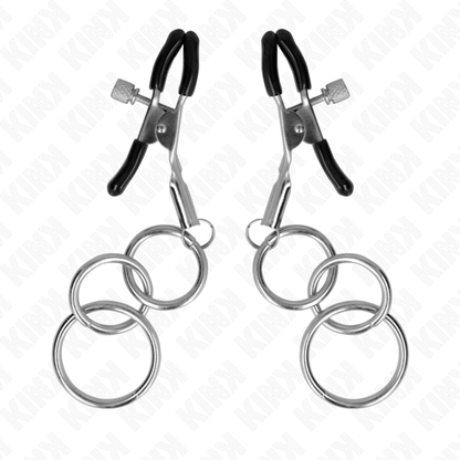 KINK - 3-RING NIPPLE CLAMPS 6 CM
