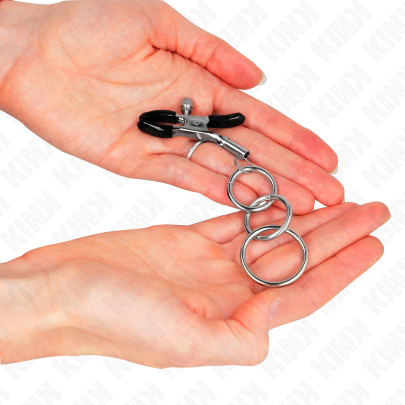 KINK - 3-RING NIPPLE CLAMPS 6 CM