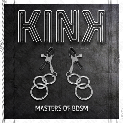 KINK - 3-RING NIPPLE CLAMPS 6 CM