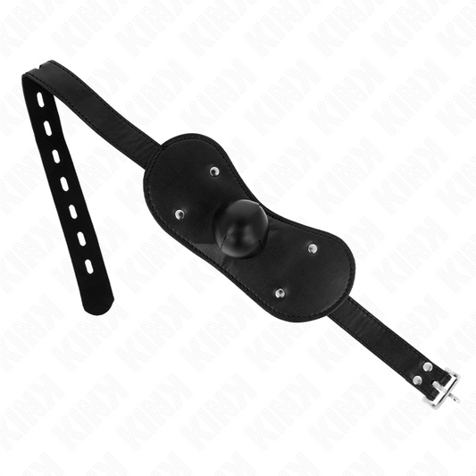 KINK - MOUTH MASK BALL GAG WITH ADJUSTABLE LOCK 42-60 CM