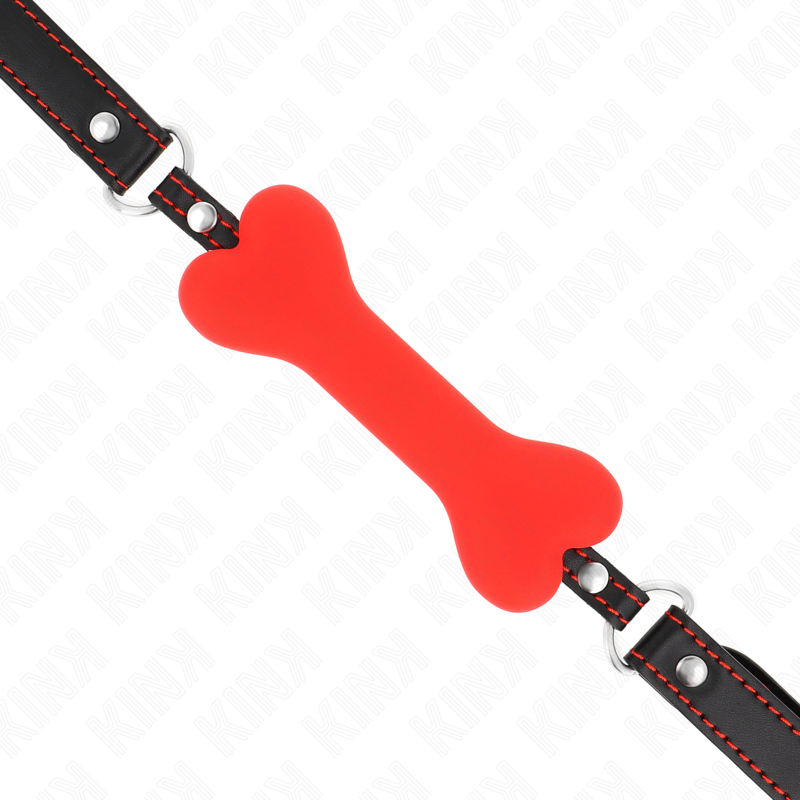 KINK - BONE GAG 12 CM RED 63 x 2 CM