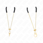 KINK - THIN GOLD NIPPLE CLAMPS 7 CM