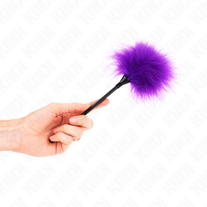 KINK - PURPLE TICKLE FEATHERS USED FOR BONDAGE KIT 27 CM