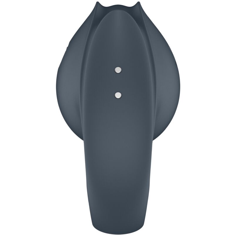 SATISFYER - PERFECT PAIR 2 MULTIVIBRATOR 2 IN 1 COCK RING &amp; FINGER STIMULATOR GREY