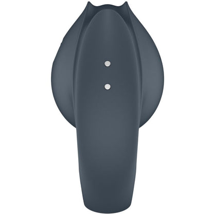 SATISFYER - PERFECT PAIR 2 MULTIVIBRATOR 2 IN 1 COCK RING &amp; FINGER STIMULATOR GREY