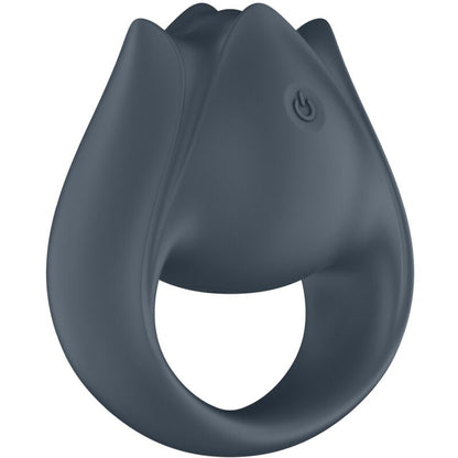 SATISFYER - PERFECT PAIR 2 MULTIVIBRATOR 2 IN 1 COCK RING &amp; FINGER STIMULATOR GREY
