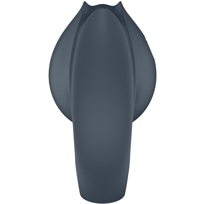 SATISFYER - PERFECT PAIR 2 MULTIVIBRATOR 2 IN 1 COCK RING &amp; FINGER STIMULATOR GREY