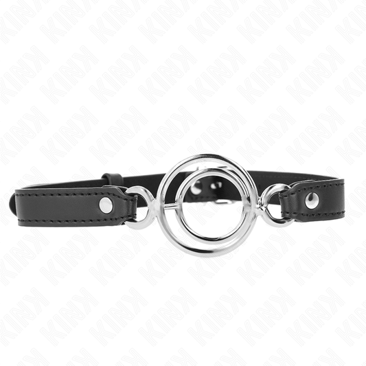 KINK - MULTI-O-RING GAG 5 CM BLACK 63 X 2.5 CM