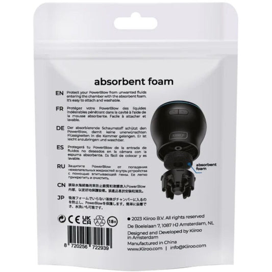 KIIROO - POWER BLOW ABSORBENT REPLACEMENT FOAM 5 UNITS