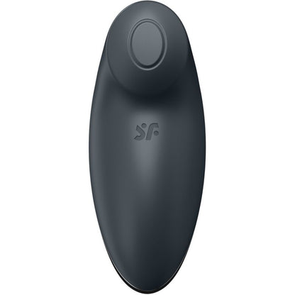 SATISFYER - TAP &amp; CLIMAX 2 VIBRATOR &amp; STIMULATOR GREY