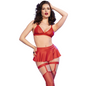 CHILIROSE - CR 4716 3-PIECE RED SET