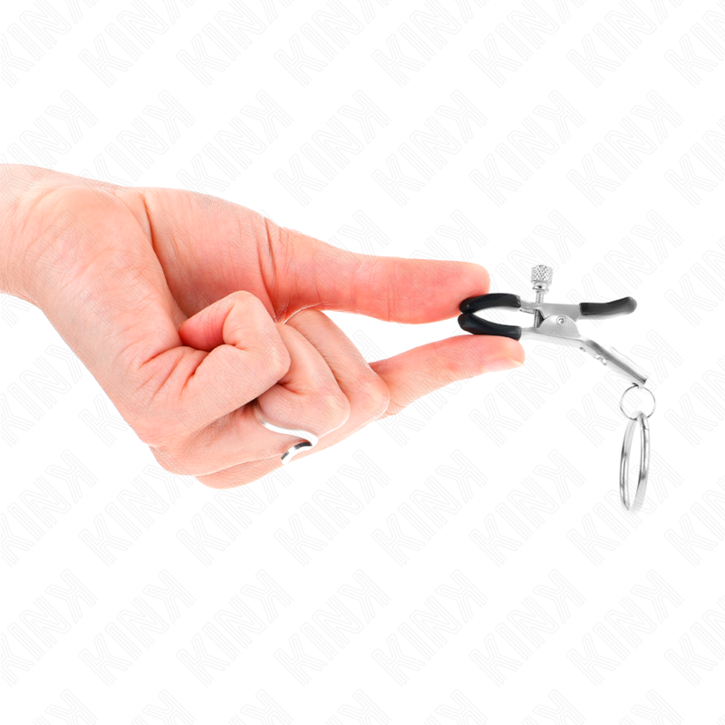 KINK - 6 CM NIPPLE CLAMPS WITH RING