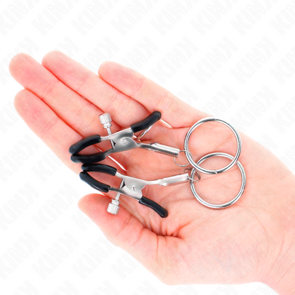KINK - 6 CM NIPPLE CLAMPS WITH RING