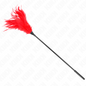 KINK - MULTIPLE TICKLE FEATHERS RED 45 CM