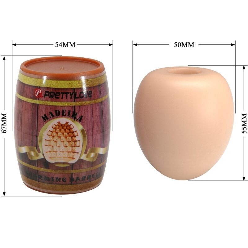 PRETTY LOVE - NATURAL EGG MALE MASTURBATOR MODEL 2