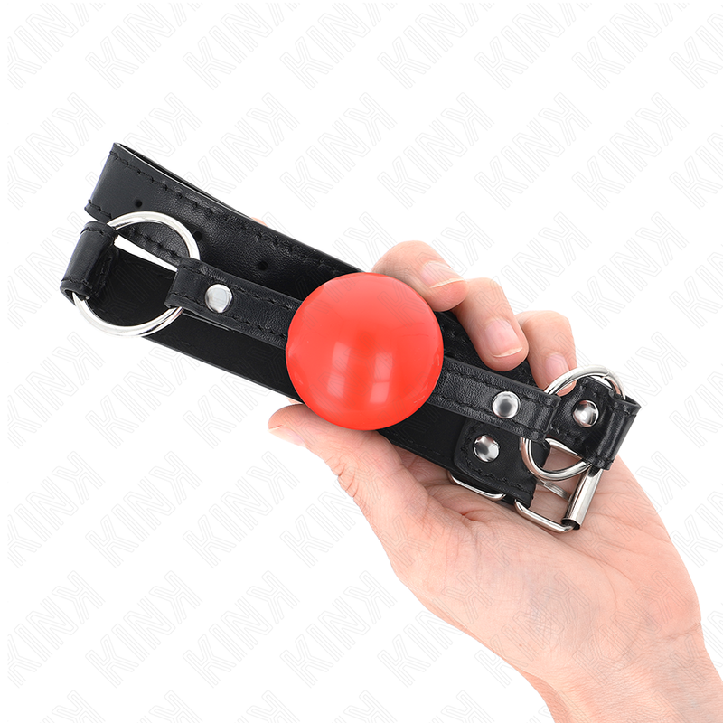 KINK - 4 CM TPE RED BALL GAG 60 x 2 CM