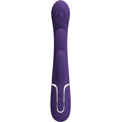 PRETTY LOVE - SHANIA TRIPLE MULTIFUNCTION RABBIT VIBRATOR PURPLE