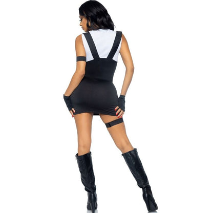 LEG AVENUE - OFFICIAL BLACK SEXY SWAT COSTUME M/L