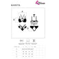 LIVCO CORSETTI FASHION - NIKRITA LC 90674 BRA + PANTY BLACK S