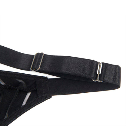 SUBBLIME - 954154 BODYSUIT WITH BLACK GARTER BELT L/XL