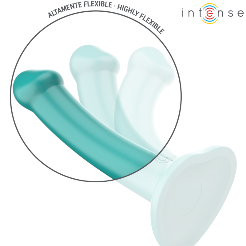 INTENSE - KATIE VIBRATOR WITH SUCTION CUP 10 VIBRATIONS DARK BLUE REMOTE CONTROL