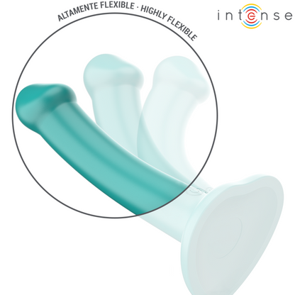 INTENSE - KATIE VIBRATOR WITH SUCTION CUP 10 VIBRATIONS DARK BLUE REMOTE CONTROL