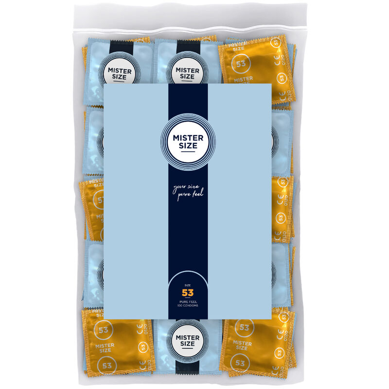 MISTER SIZE - CONDOMS SIZE M 53 MM (100 UNITS)