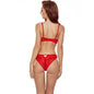 PASSION - DENELIA SET THONG + RED TOP S/M