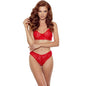 PASSION - DENELIA SET THONG + RED TOP L/XL