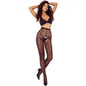 PASSION - TIOPEN 023 BLACK CROTCHLESS TIGHTS 3/4 20 DEN