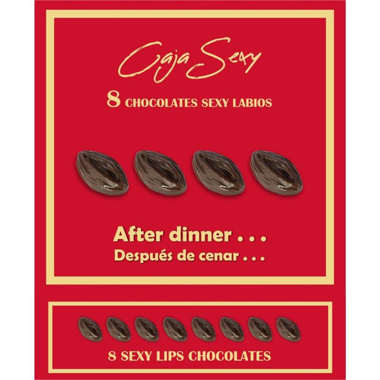 SPICY DEVIL - BOX OF 8 VAGINA-SHAPED CHOCOLATES