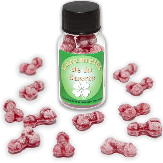Spicy Devil - 12 Lucky Candies in the Shape of a Strawberry/Cherrry Penis