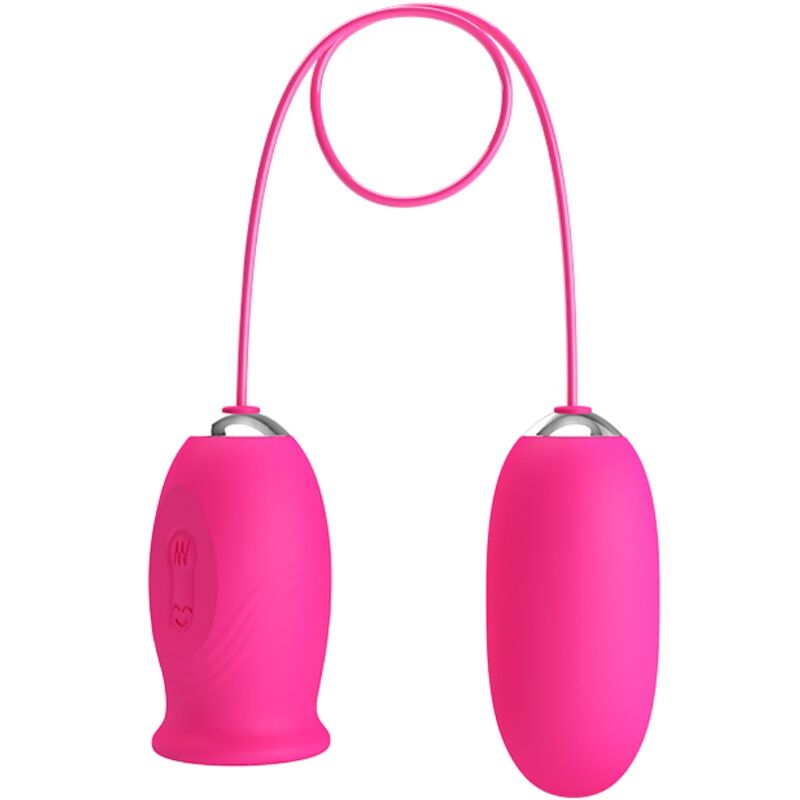PRETTY LOVE - DAISY VIBRATING EGG + PINK CLITORIS STIMULATING TONGUE