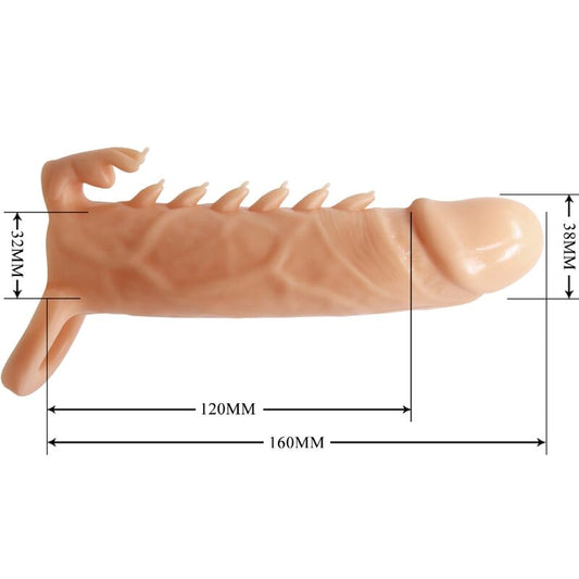 PRETTY LOVE - EMMIT PENIS SHEATH + NATURAL CLITORIS STIMULATOR